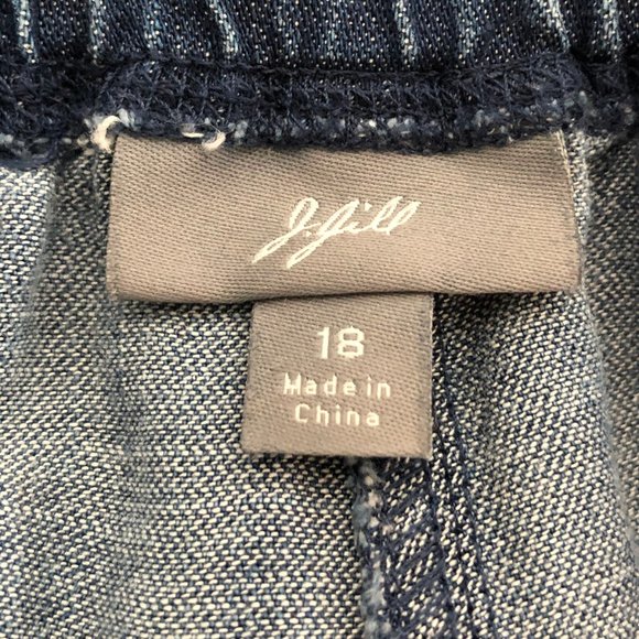 * SOLD * J. Jill - denim crop pants...Size: 18 - Picture 9 of 10